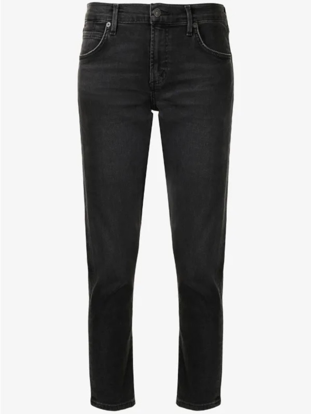 NWOT Citizens of Humanity Straight leg high waist jeans black 27